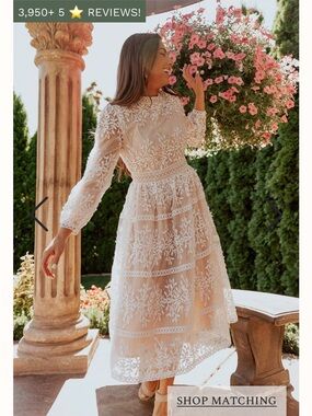Sicily Dress in Champagne Lining